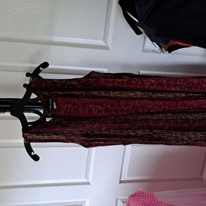 Short sleeve multicolored dress